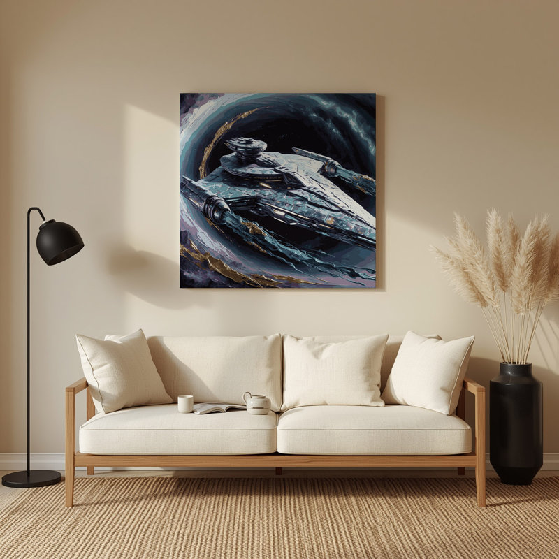 Art mural gris Sci Fi Interstellar