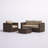 3-Person HDPE Wicker Outdoor Seating Group-843628418