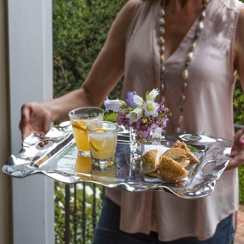 Vento Aluminum Decorative Tray