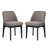 19.5" H Polyester Upholstered Dining Chair With Black Solid Wood Legs（Set Of 6）-1882725031-1882725035