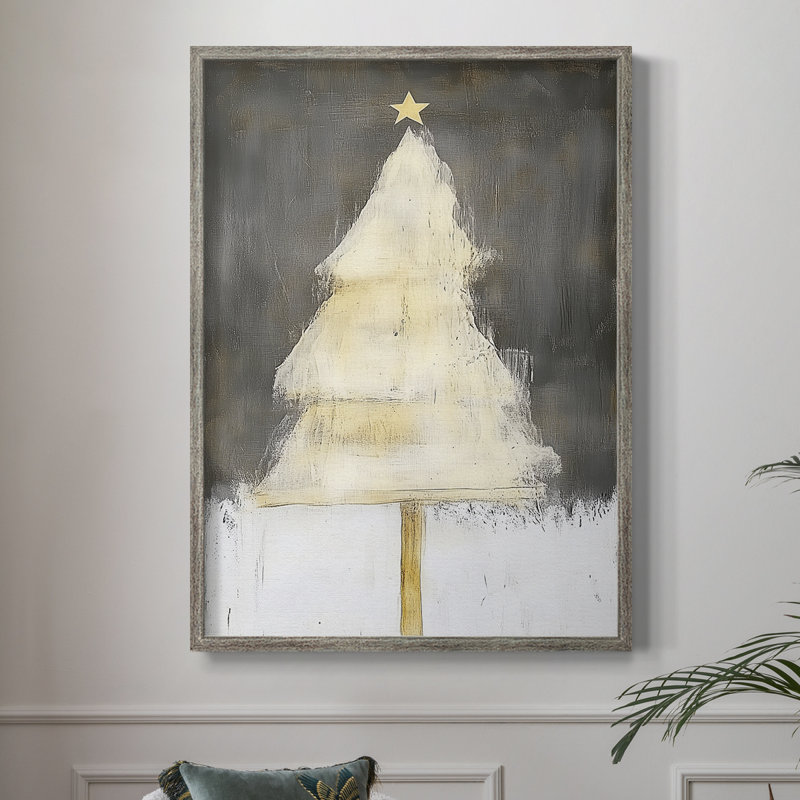 «Christmas Holiday Art DCCL XXXII», reproduction d'art encadrée - bois massif XMA171317, 30" H x 24" W