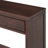 Rustic Wooden Console Table with Storage Drawers and Open Shelf-1237098656