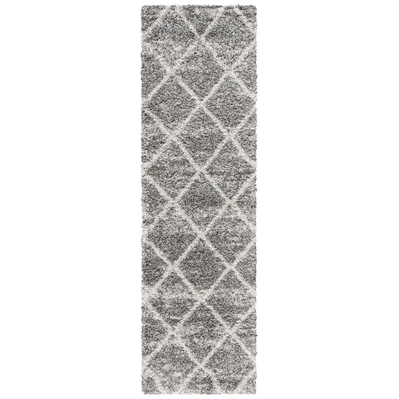 Tapis géométrique Goines Performance, Tapis de couloir 2 pi 3 po x 8 pi