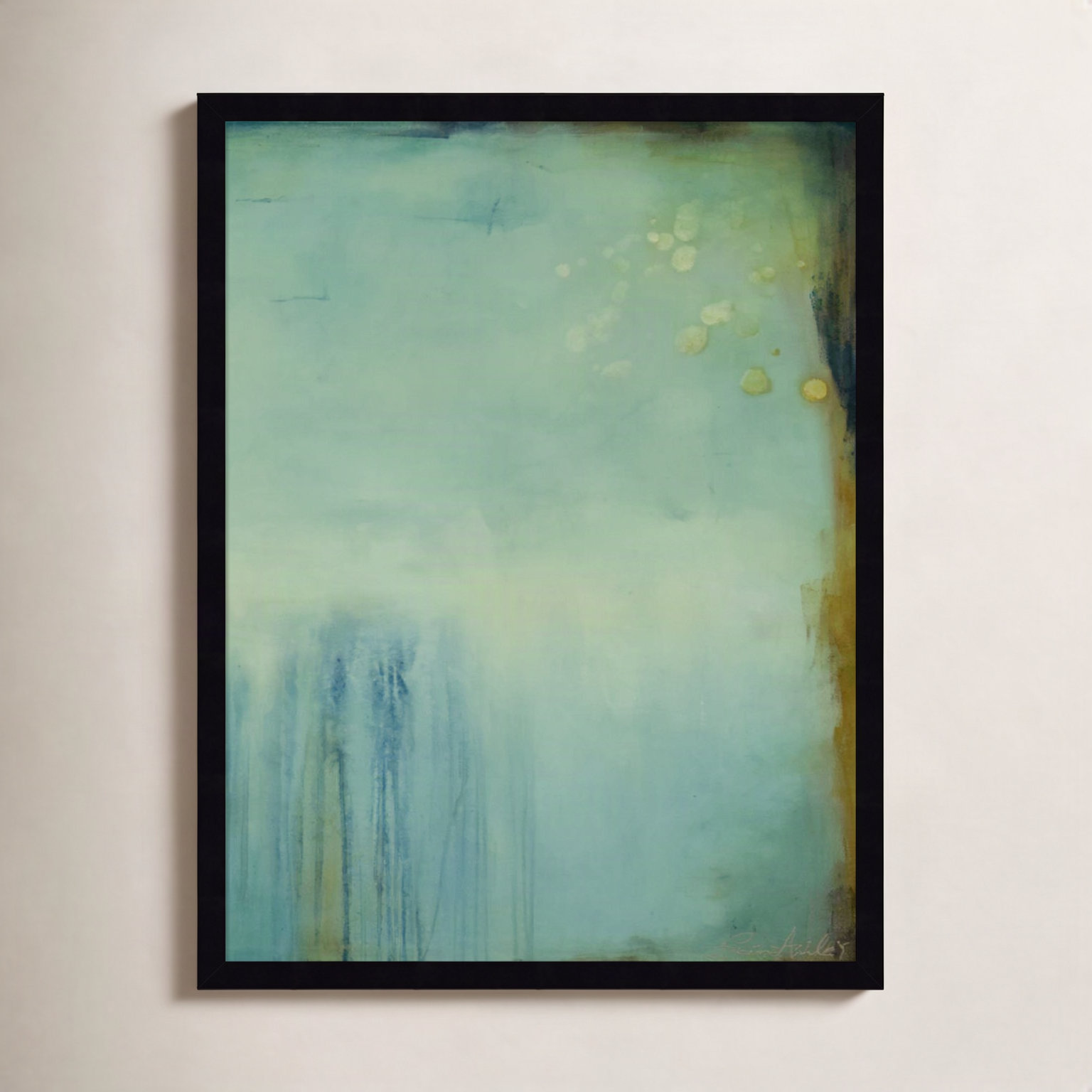 Whispering Souls II Print by Erin Ashley, 25" H x 19" W, Black