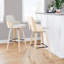 Tabouret de bar et de comptoir Saltram avec repose-pieds carré (ensemble de 2)-88309808-88309809-90140855