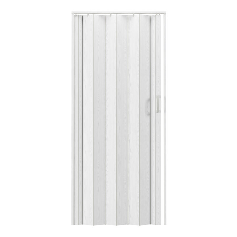 Portes accordéon pliables à double paroi, 32 po x 80 po, Chêne blanc