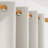 Full Blackout Faux Linen Look Thermal Insulated Grommet Curtains (Set of 2)-811484118-811484112
