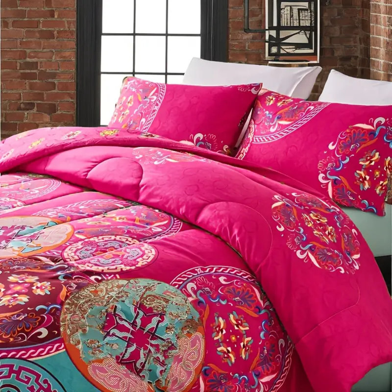 Ensemble de housse de couette douce et confortable Dreamy And Cozy Style, Housse de couette grand + 2 taies d'oreiller