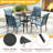 Brith 4 - Person Patio Dining Set with Square Table-883425276