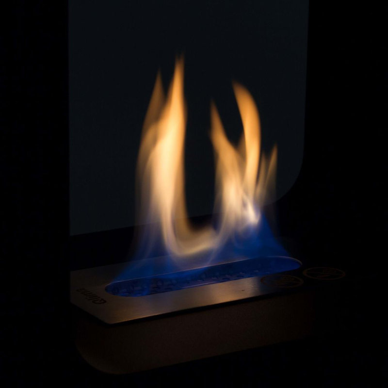 Qlima Ethanol Fireplace Square 42x23x42 cm