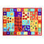 Tapis pour enfants Furnish my Place 740 ABC avec chiffres ABC | Alphabet éducatif, lettres et chiffres | Maternelles | Aire de jeu | Multicolore-655386861
