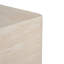 Table de bout d'extérieur Daphne MGO, fini travertin beige, ensemble de 1