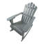 Chaise berçante inclinable en bois Adirondack-331031773