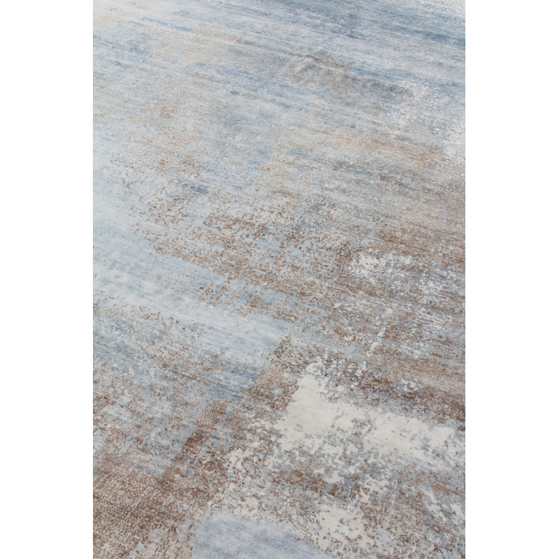 Hand Knotted Silk Area Rug, Rectangle 12' x 15'