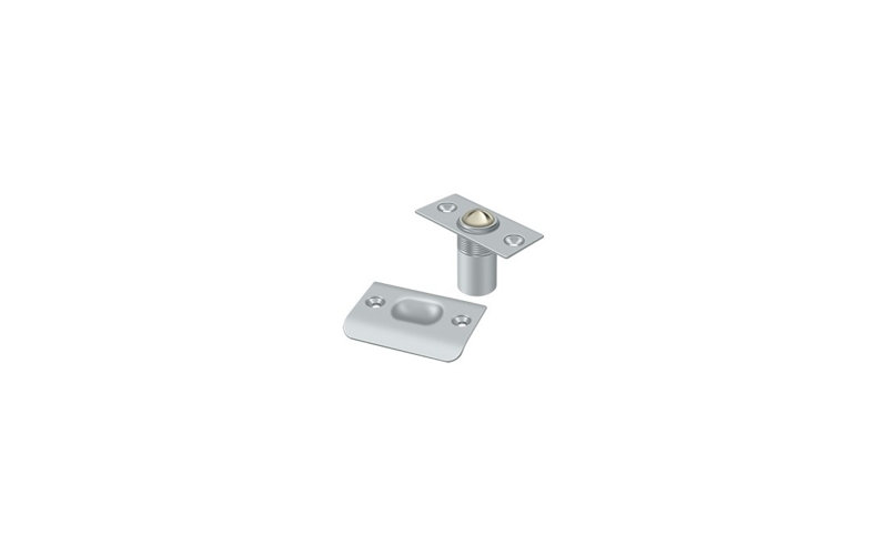 Deltana BC218U26D Ball Catch; Satin Chrome Finish, Satin Chrome