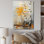 «Brandow Birch Woods Autumn Tapisserie II», reproduction sur toile