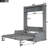 Queen Size Murphy Bed Wall Bed with Cushion-1694805294