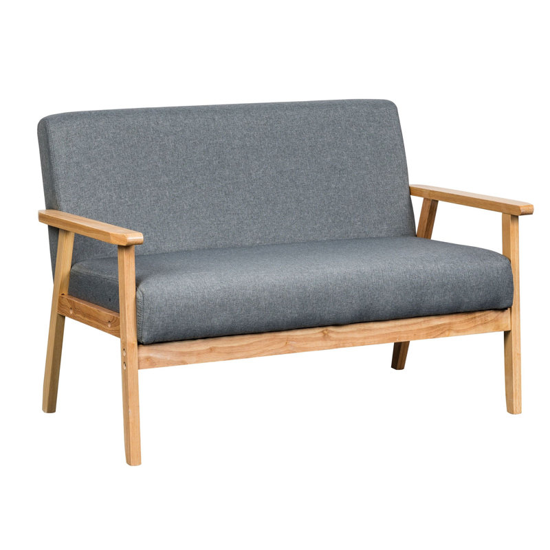 Upholstered 45'' Loveseat, Gray