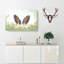 Ears of a Hare in the Grass in Abstract - Wrapped Canvas-55316866