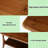 Spacious Coffee Table,Rectangle Chating Table,Center Table
