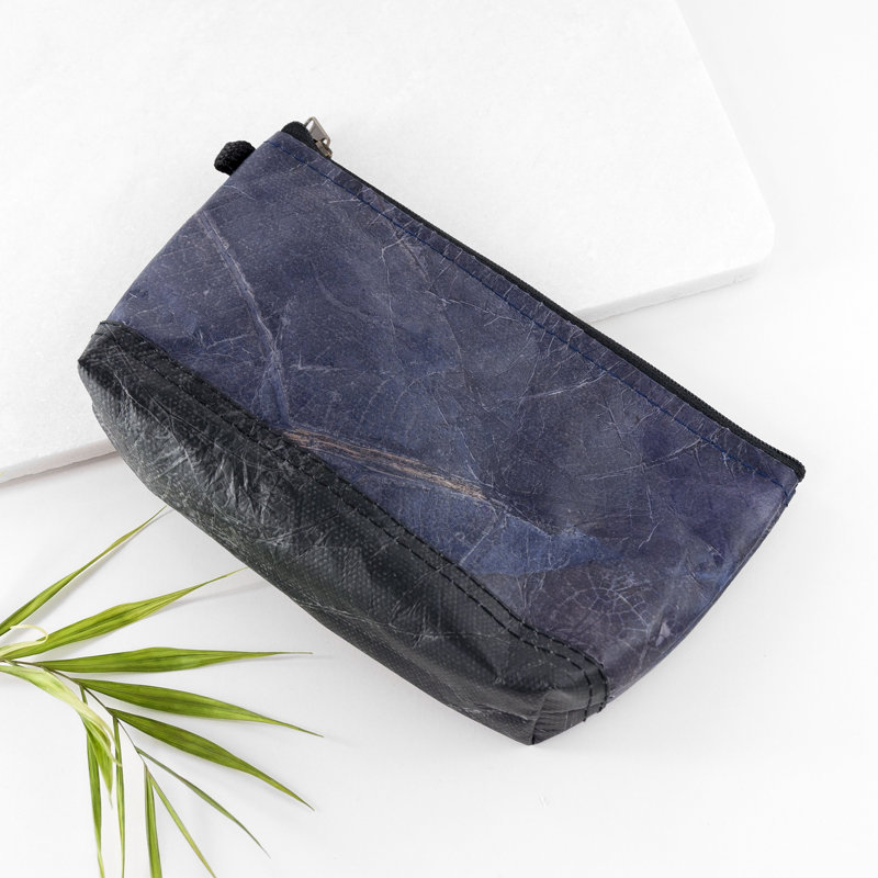 Yuliya Leather Carry Bag, Midnight Blue
