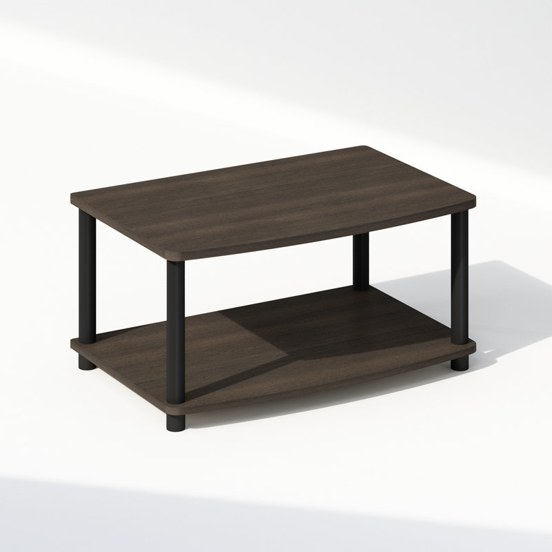 Furinno Turn-N-Tube Multipurpose Printer Stand Display & Storage Shelf, Dark Brown