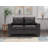 Worthen Modular Loveseat in Faux Leather-1454075472