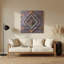 «Geometric Abstraction 56», art mural en métal rose-38834805