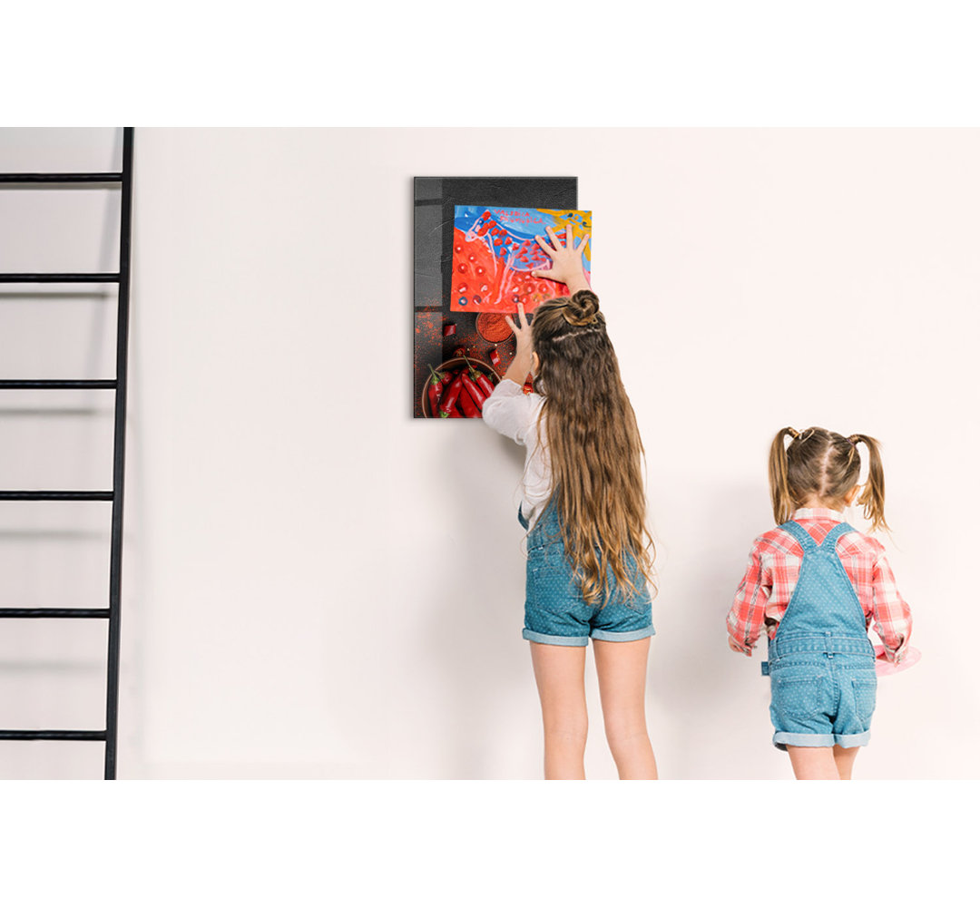 Ground Paprika Magnetic Wall Mounted Dry Erase Board