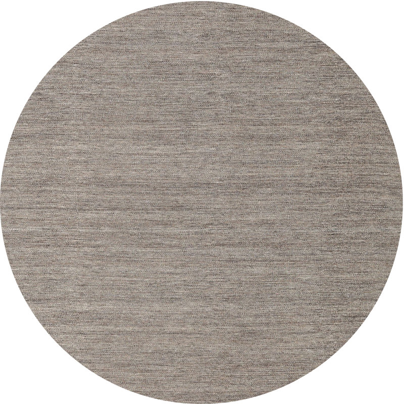 Tapis gris zone contemporaine, Rond 8 pi