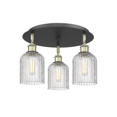 Fiennes Glass Flush Mount