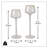 Rimmed Tea Light Candle Holders-2123546035