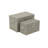 2 Piece Wooden Decorative Trunk Set