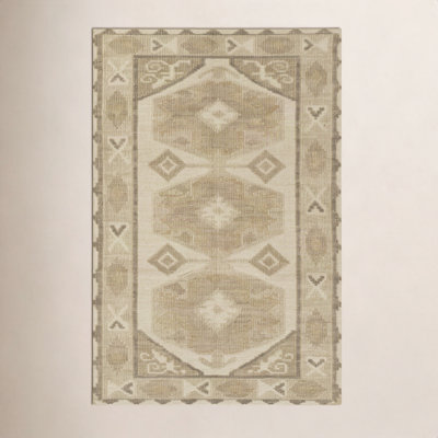 Arlie Natural Hand-Woven Oriental Rug