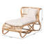 Chaise longue rembourrée Brayston