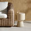 Jovie Outdoor Round Teak Side Table-1872959480
