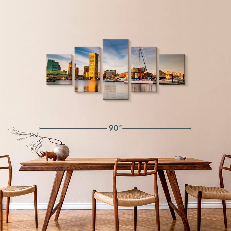 Baltimore, 36" H x 80" W