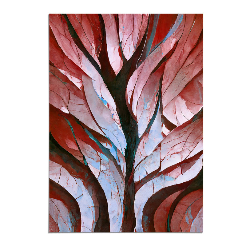 The Abstract Trees No.5 - Wall Art, 59.4cm H x 42cm W, Paper, No Matte