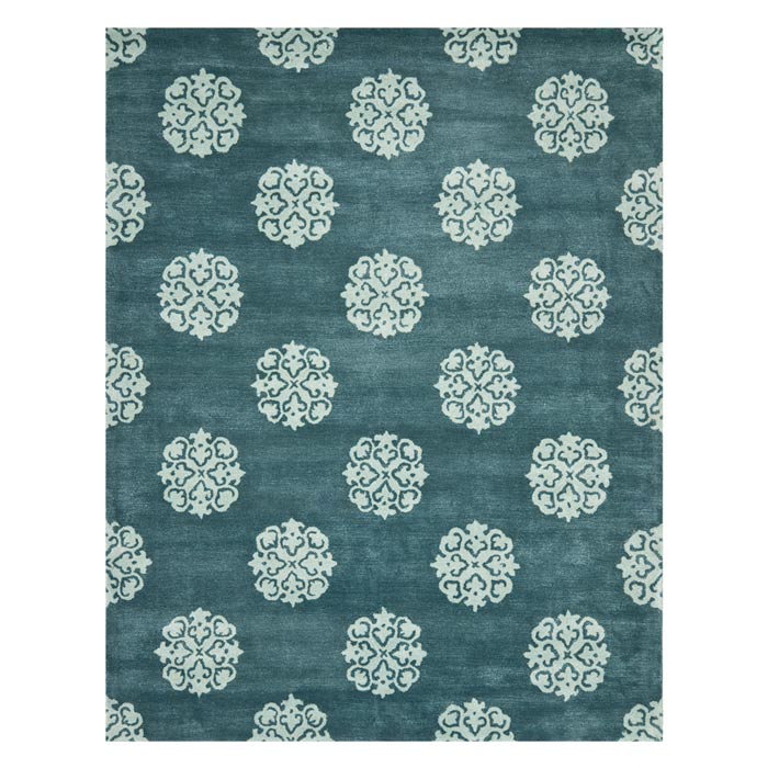 Steve Hand Tufted Wool Damask Rug