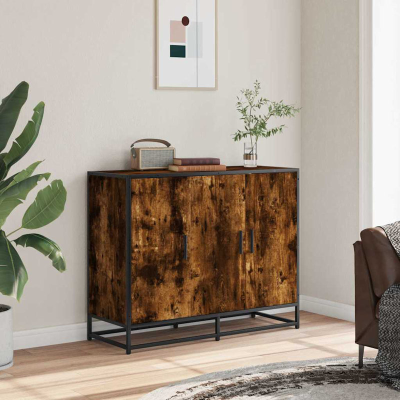 Amunra 94cm Sideboard, Smoked Oak
