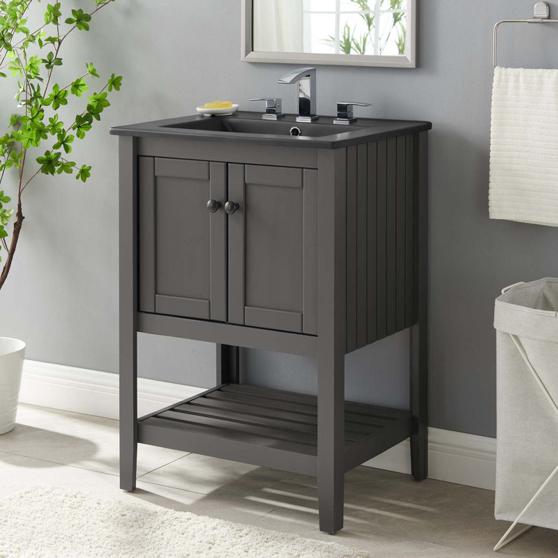Modway Prestige 24" Bathroom Vanity, Gray