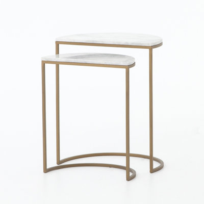 Ane Marble Nesting End Table