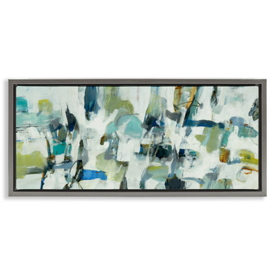 «Chaotic Brush Strokes Layered Floater», art mural par Lisa Ridgers