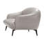 Fauteuil en cuir véritable touffeté Lamoria-70673196