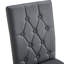 Compilation de chaises de salle à manger - à la mode avec des accents de boucles, des pieds en métal, des chaises sans accoudoirs de style moderne et un cadre stable-1079119947-1079119944-1079119945