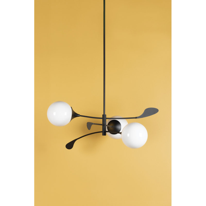 Lustre VICTEURIA de Home Ec., Noir texturé