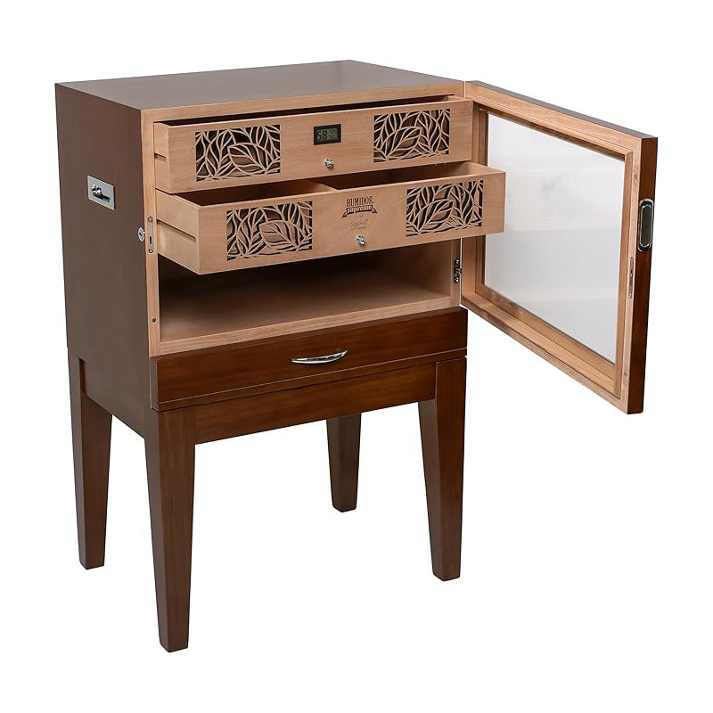Wood Cigar Humidor, Walnut
