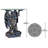 Warrior Dragon Figurine End Table