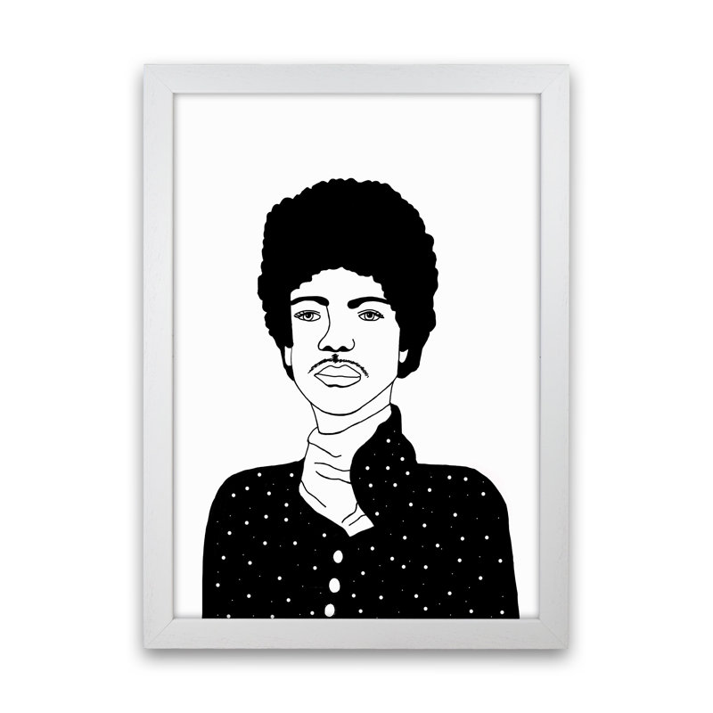 Prince by Carissa Tanton - Print, White Framed, 63cm H x 46cm W x 3cm D