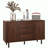 Storage Wood Console Table with 3 Drawers